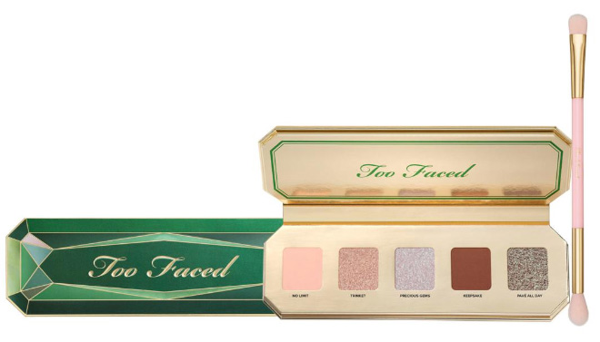 Too Faced Precious Gems Mini Eye Shadow Palette with Brush Too Faced Precious Gems Mini Eye Shadow Palette with Brush