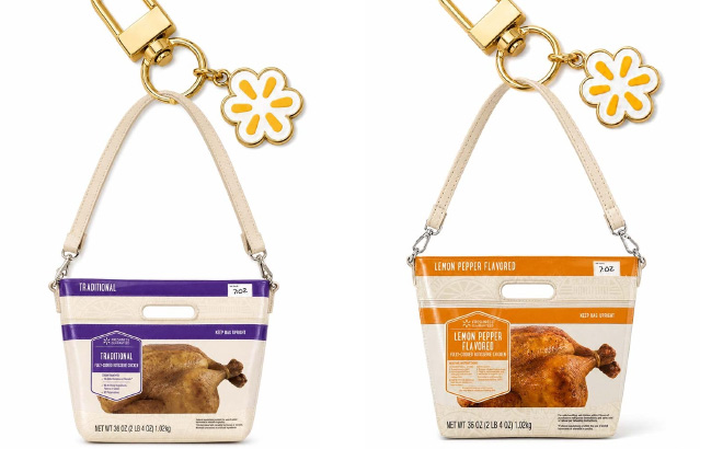 Traditional Rotisserie Chicken Purse Replica Bag Charm Traditional Rotisserie Chicken Purse Replica Bag Charm
