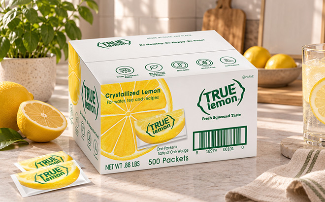True Lemon Water Enhancer 500 Count Drink Packets True Lemon Water Enhancer 500 Count Drink Packets