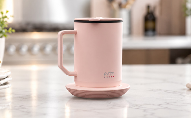 Tzumi Puree Stainless Steel Warming Coffee Mug