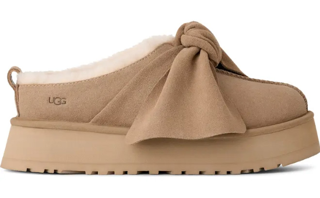 UGG Classic Mini Bow Genuine Shearling Lined Slippers UGG Classic Mini Bow Genuine Shearling Lined Slippers