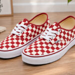 VANS Womens Authentic Check Casual Shoes