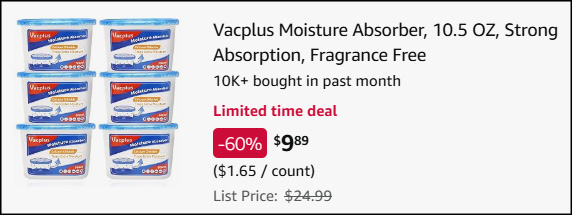 Vacplus Moisture Absorber 6 Pack Checkout Vacplus Moisture Absorber 6 Pack Checkout