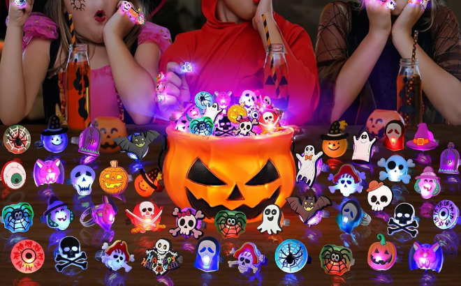 Various Halloween LED Rings Various Halloween LED Rings