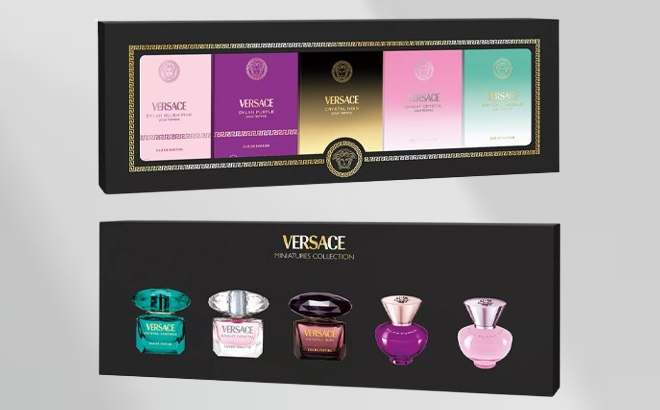 Versace 5 Piece Mini Eau de Parfum Spray Gift Set
