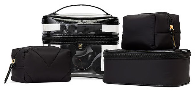 Victorias Secret 4 Piece Makeup Bag