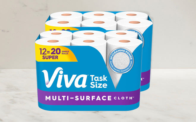 Viva 12 Super Rolls Paper Towels Viva 12 Super Rolls Paper Towels
