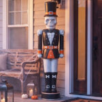 Way to Celebrate Painted Animated Giant Skeleton Nutcracker