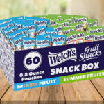 Welchs Fruit Snacks 60 Count Variety Pack on the Table