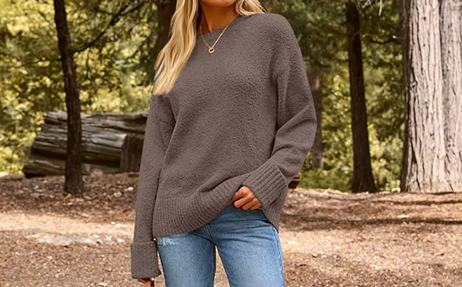 Women Oversized Warm Cozy Knit Sweaters Women Oversized Warm Cozy Knit Sweaters