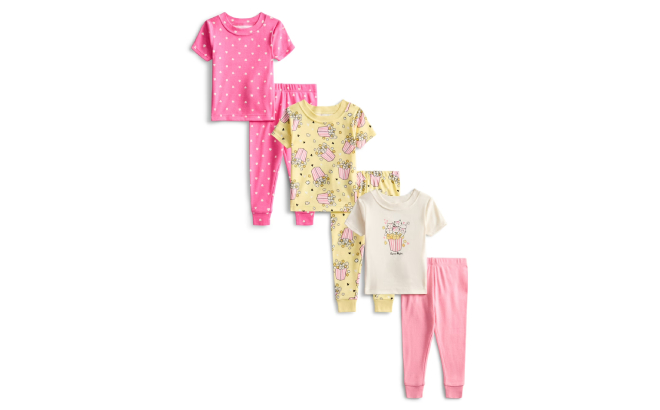 Wonder Nation Toddler 6 Piece Pajama Set
