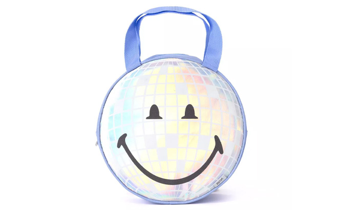 Yoobi SmileyWorld Round Disco Ball Lunch Tote Yoobi SmileyWorld Round Disco Ball Lunch Tote