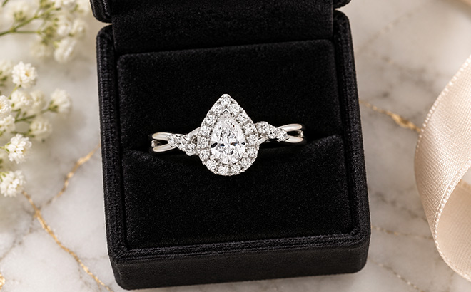 Zales Lab Grown Diamond Frame Promise Ring