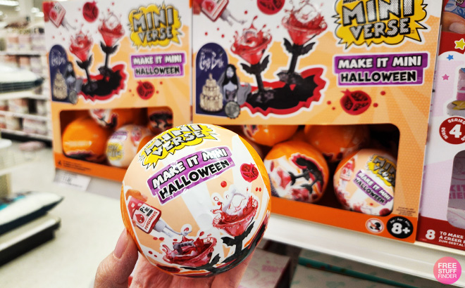 a Person Holding MGAs Miniverse Make It Mini Halloween