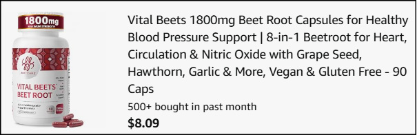 iMATCHME Vital Beets Beet Root Capsules Checkout
