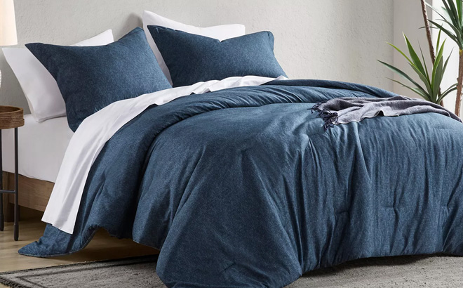 510 Design Camden Chambray Print 3 Piece Comforter Set