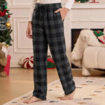 A Boy Wearing IHU Fleece Pajama Pants