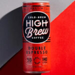 A Can of High Brew Coffee Double Espresso