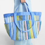 A Person Holding No Boundaries Womens Mesh Tote Bag
