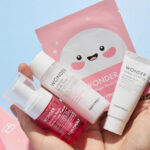 A Person Holding TONYMOLY Wonder Ceramide Mochi Essentials Set