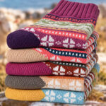 AMZBOSS 5 Pair Wool Socks