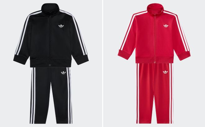 Adidas Originals 2 Piece Boys Jacket Pant Set Adidas Originals 2 Piece Boys Jacket Pant Set