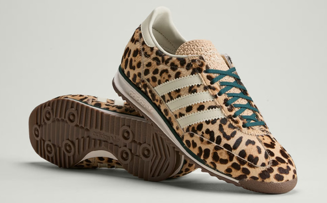 Adidas Womens Leopard Print SL 72 OG Shoes Adidas Womens Leopard Print SL 72 OG Shoes