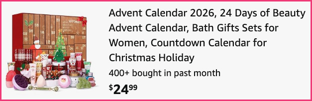 Advent Calendar at Checkout