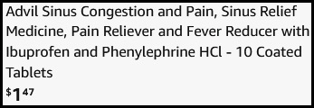 Advil Pain Reliever and Fever Reducer 10 Count Checkout Advil Pain Reliever and Fever Reducer 10 Count Checkout