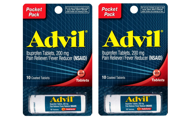 Advil Pain Reliever and Fever Reducer 10 Count Tablets Advil Pain Reliever and Fever Reducer 10 Count Tablets