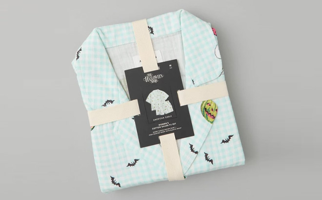 American Eagle Halloween Cotton Gauze Pajama Set