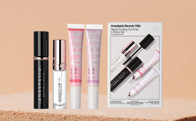 Anastasia Beverly Hills 4 Piece Never Ending Summer Set on the Stone Anastasia Beverly Hills 4 Piece Never Ending Summer Set on the Stone