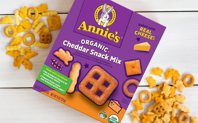 Annies Organic Cheddar Snack Mix Annies Organic Cheddar Snack Mix