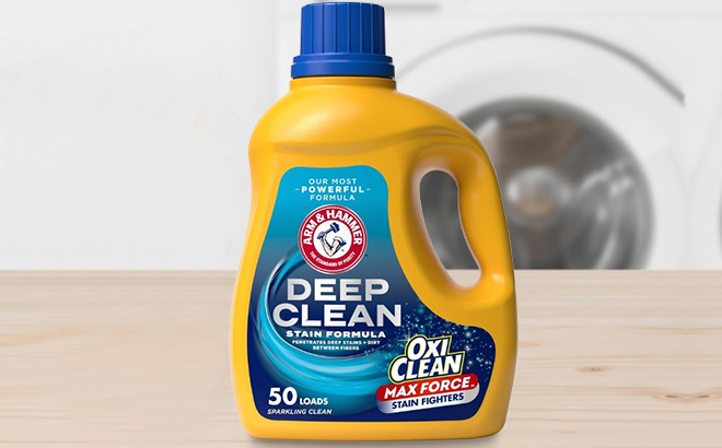 Arm Hammer 50 Loads Deep Clean Stain Formula OxiClean Max Force Laundry Detergent Arm Hammer 50 Loads Deep Clean Stain Formula OxiClean Max Force Laundry Detergent