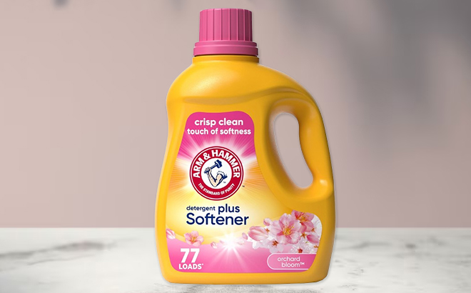 Arm Hammer 77 Loads Plus Softener Detergent in Orchard Bloom