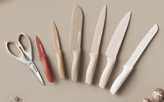 Astercook 13 Piece Stainless Steel Knife Set