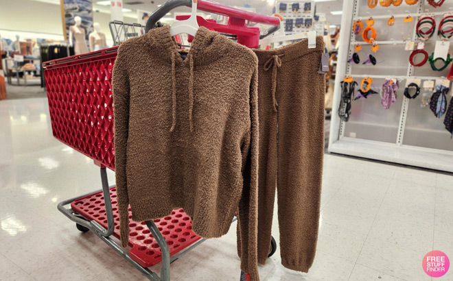 Auden Fuzzy Sweatshirt and Joggers