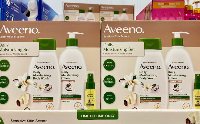 Aveeno Sensitive Skin Scents Daily Moisturizing Set