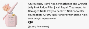 AzureBeauty Nail Strengthener and Growth Checkout AzureBeauty Nail Strengthener and Growth Checkout