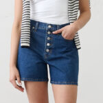 Banana Republic Factory Womens High Rise Denim Shorts
