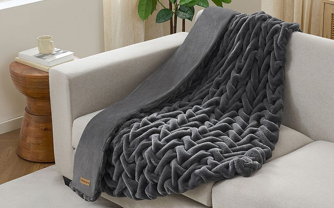 Bearpaw Claire Faux Fur Throw Blanket Bearpaw Claire Faux Fur Throw Blanket