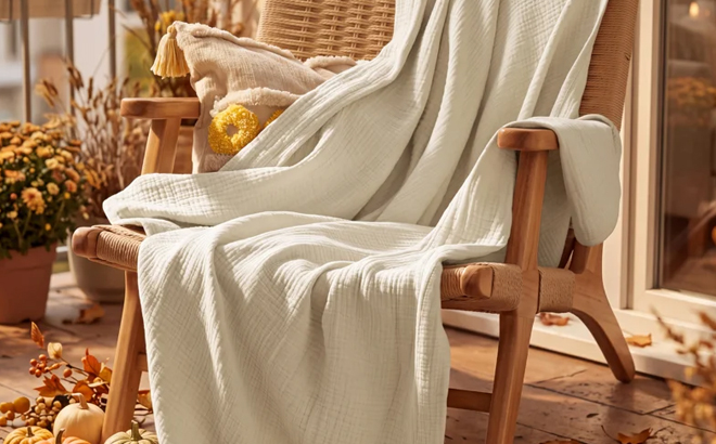 Bedsure 100 Cotton Muslin Blanket Bedsure 100 Cotton Muslin Blanket