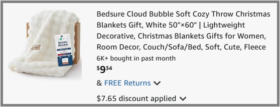 Bedsure Cloud Bubble Soft Cozy Throw Blanket Checkout Page Bedsure Cloud Bubble Soft Cozy Throw Blanket Checkout Page