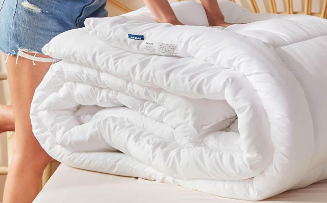 Bedsure Comforter Duvet Insert in White