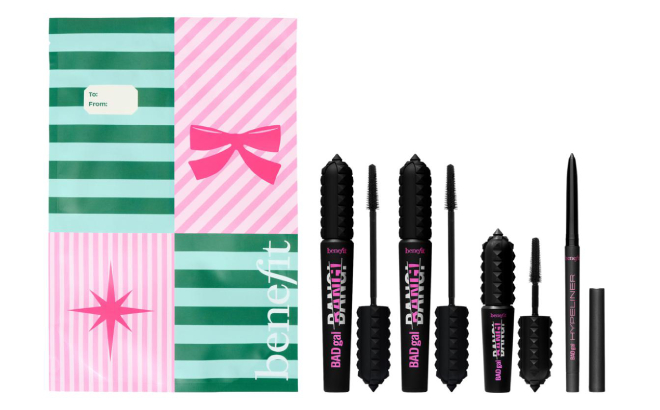 Benefit 4 Piece Eye Glam Gift Set with Bag