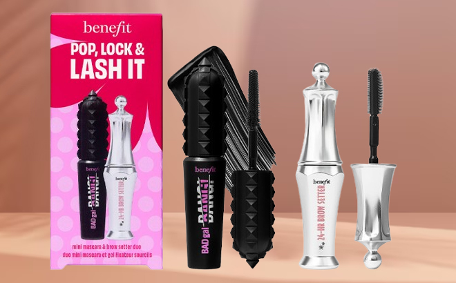 Benefit Cosmetics Pop Lock Lash It Cross Category Minis Set Benefit Cosmetics Pop Lock Lash It Cross Category Minis Set