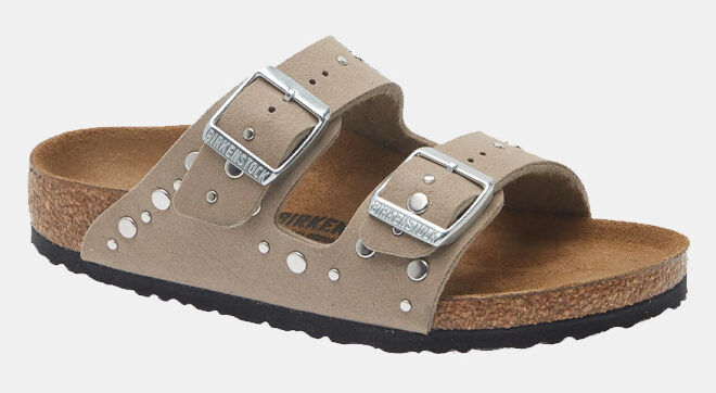 Birkenstock Arizona Rivets Studded Kids Slide Sandal