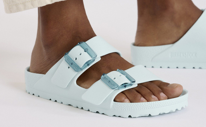 Birkenstock Arizona Stealth Buckle EVA Womens Slide Sandals Birkenstock Arizona Stealth Buckle EVA Womens Slide Sandals