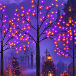 Black Halloween Tree 3 Pack