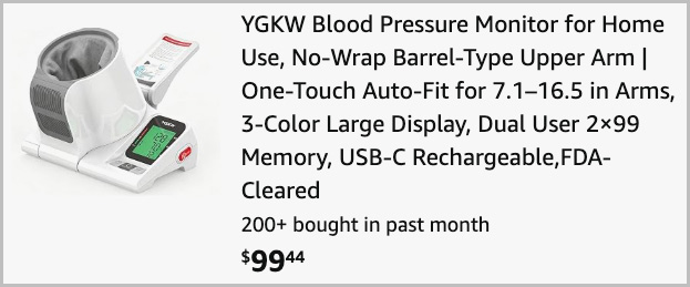 Blood Pressure Monitor at Checkout Blood Pressure Monitor at Checkout